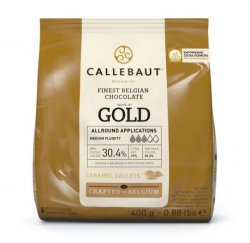 Callebaut chokladpellets gold