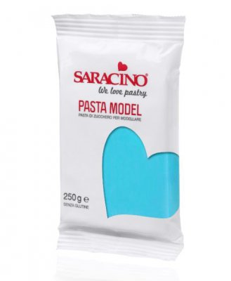 Modelleringspasta Saracino ljusblå 250 g