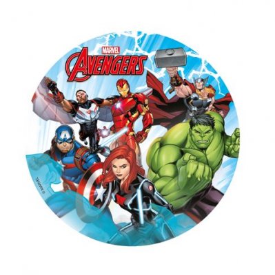Tårtbild Avengers 15,5 cm