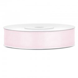 25 m Satinband Light Powder Pink 12 mm