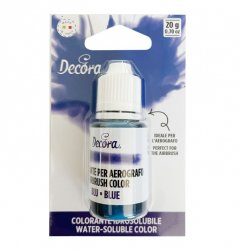Airbrushfärg blå för bakning