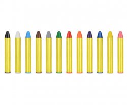 Kasvomaalauskynät 12-pack