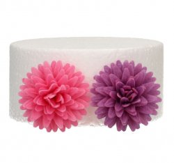 Waferdekorationer till tårta pom poms