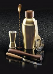 BarCraft Cocktail-set 6 delar