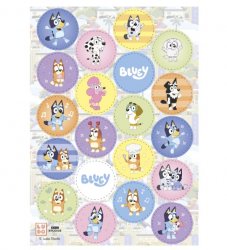 Waferdekorationer Bluey Bingo
