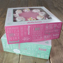 Quotes 26 cm, 2-pack Tårtkartong 