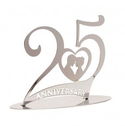 cake topper 25 års jubileum