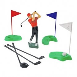 Cake topper golf