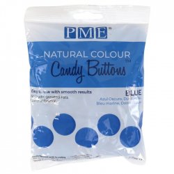 Candy buttons natural colors blue