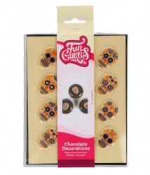 FunCakes Chokladdekorationer Day of the Dead 12-pack