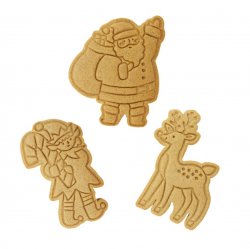 PME Cookie Cutter & Stämpel Jul 3-pack