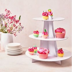 cupcakesställning vit