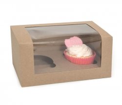 cupcakesbox två muffins