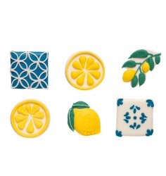Decora Sokerikoristeet Amalfi 6 kpl