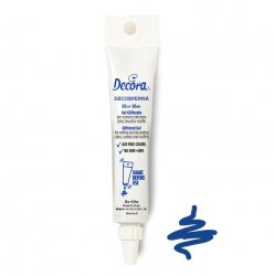 Dekorationsgele blå