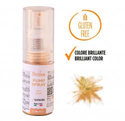 Decora pulverspray guld