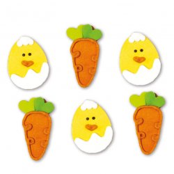 sockerdekorationer påsk