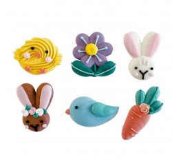 Decora sockerdekorationer påsk