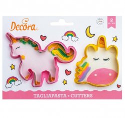 Decora Cookie cutter Magic Unicorn 2-pack