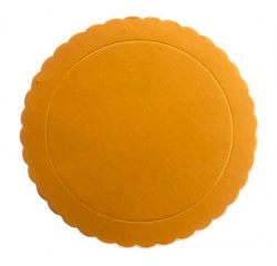 Dekora Tårtbricka Scallop Guld 20 cm