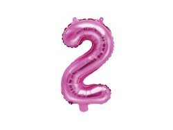 Folieballong rosa 35 cm - Nr 2