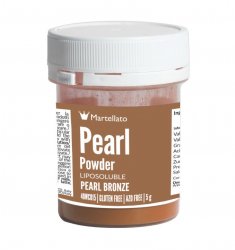 Fettlöslig pulverfärg brons