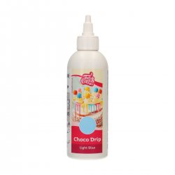 Funcakes choco drip light blue