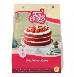 FunCakes Glutenfri Kakmix Red Velvet 400 g