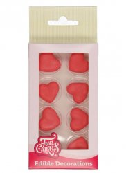 Sockerdekorationer hjärtan