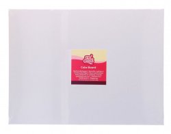 FunCakes Cake Board Oblong White 40x30cm