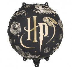 Harry Potter svart folieballong