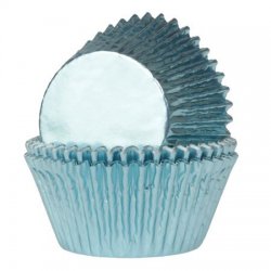 24 House of Marie muffinsformar folie ljusblå