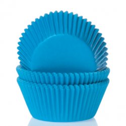 House of Marie Cyan Blue mini-muffinsformar 60 st