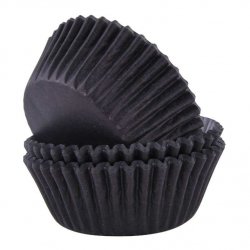 Svarta muffinsformar