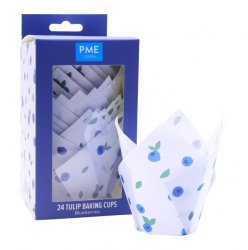 Muffinsformar tulip blåbär
