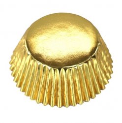Muffinsformar guld metallic