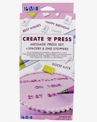 PME Create N Press Bokstavsset 75 delar