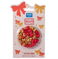 PME Strössel Rosetter guld/röd