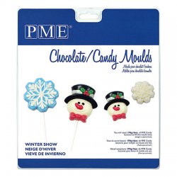 PME candy mould Winter snow
