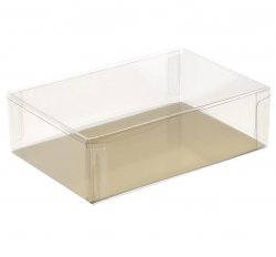 Transparent Pralinask Rektangulär 90 x 60 cm