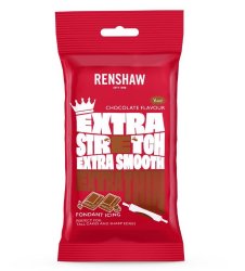 LÖYTÖ! Par. ennen 11/2025! Sokerimassa Renshaw EXTRA Chocolate Brown 250 g