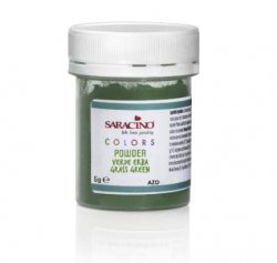 Saracino mörkgrön pulverfärg