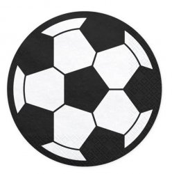 Servetter fotbollstema