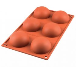 STAMPO IN SILICONE N.6 HALF-SPHERE ø70 H 35 MM