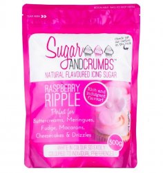 Smaksatt florsocker Raspberry Ripple