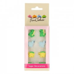Funcakes sockerdekorationer Dinosaurier