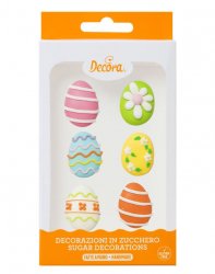 Sockerdekorationer påskägg