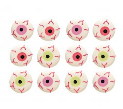 Sockerdekorationer ögon