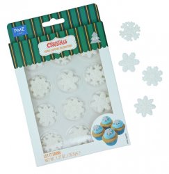 PME sockerdekorationer snöflingor