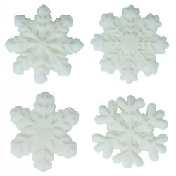 PME sockerdekorationer snöflingor